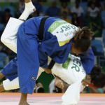 Rafaela Silva venceu a adversária com um ippon