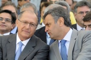 Alckimin e Aecio Neves