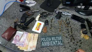 Armas apreendidas
