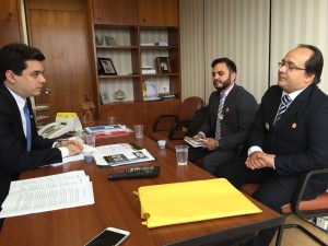 Walter Alves e representantes do Samu RN. 16.11.16