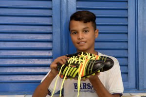 Gabriel quer ser jogador de Futebol_Foto Kamilo Marinho