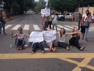 protesto mulheres presos