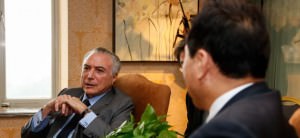 Pequim/China - O presidente Michel Temer se encontra com o Senhor Lu Shun, presidente da China Three Gorges Corporation (Isac Nóbrega/PR)