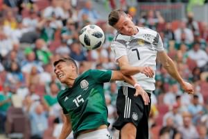 Jogo Alemanha contra México, pelo Grupo F da Copa do Mundo 2018, em Moscou