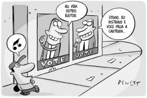 charge Atual com politicos bandidos