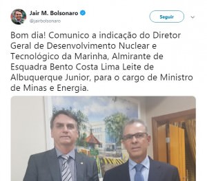 ministro das minas e energia