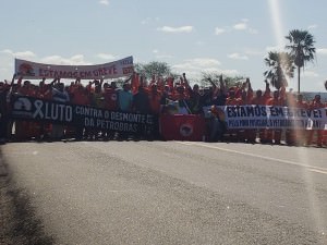 manifestação de petroleiros
