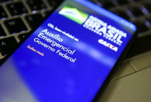 Aplicativo auxílio emergencial do Governo Federal.
