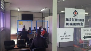 Sala de entrega de CNH